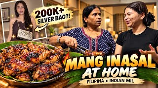 BATI NA SILA | Teaching MIL Mang Inasal Recipe 🇵🇭🇮🇳