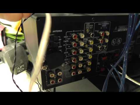 how to hook up wire FM antenna to 75 ohm plug