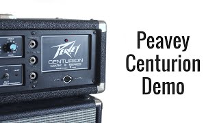 Video thumbnail for 1978 Peavey Centurion Mark III Series 260C Amp Head Bass Sound Demo by Caleb Andresen