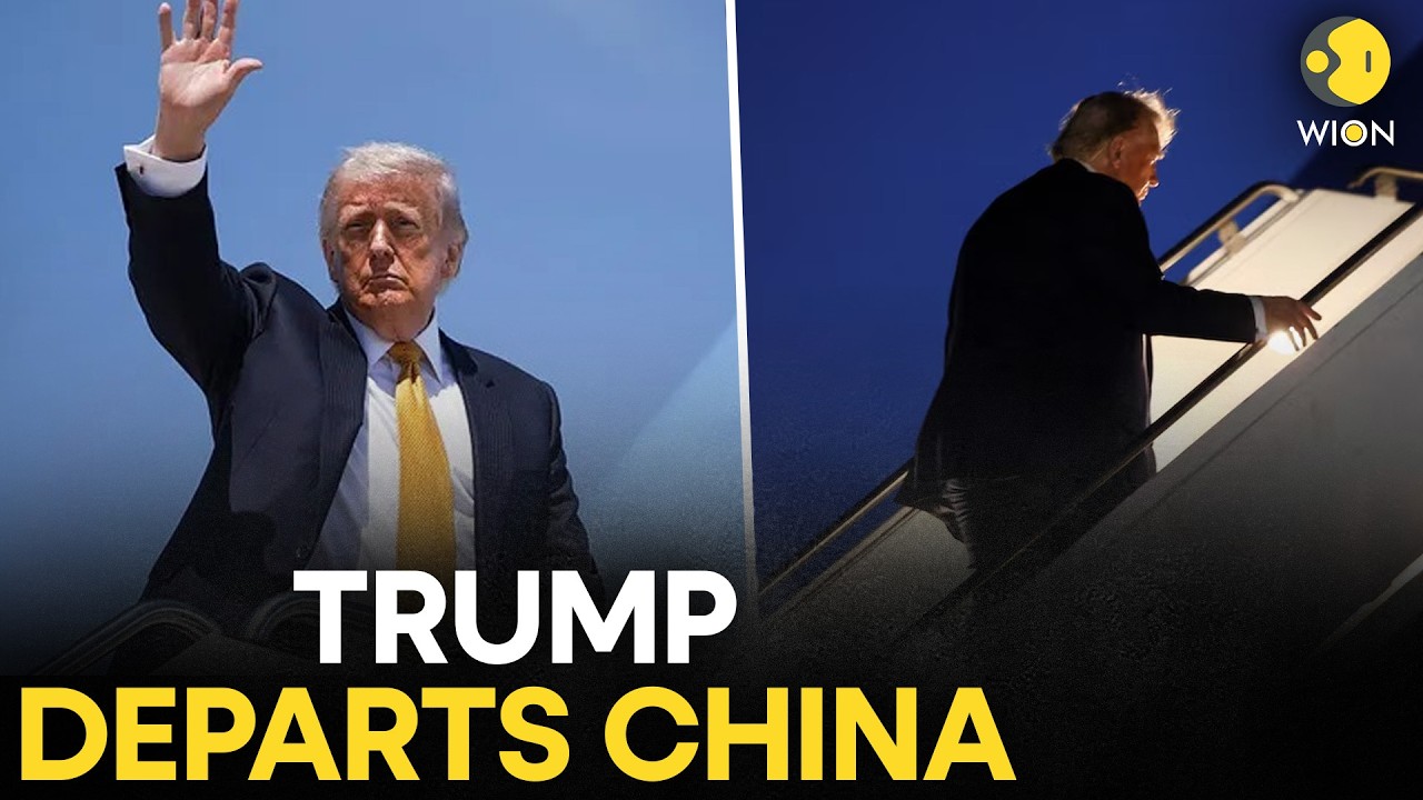 Trump LIVE: US President Donald Trump Departs China After High-stakes Talks With Xi Jinping | WION