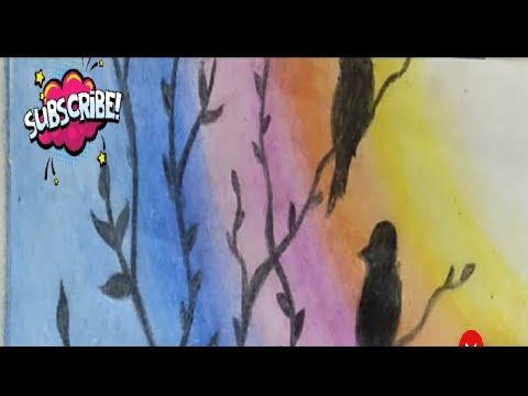 Easy oilpastel drawing || Easy oilpastel flower drawing || @ dhrumis art || flower drawing ||
