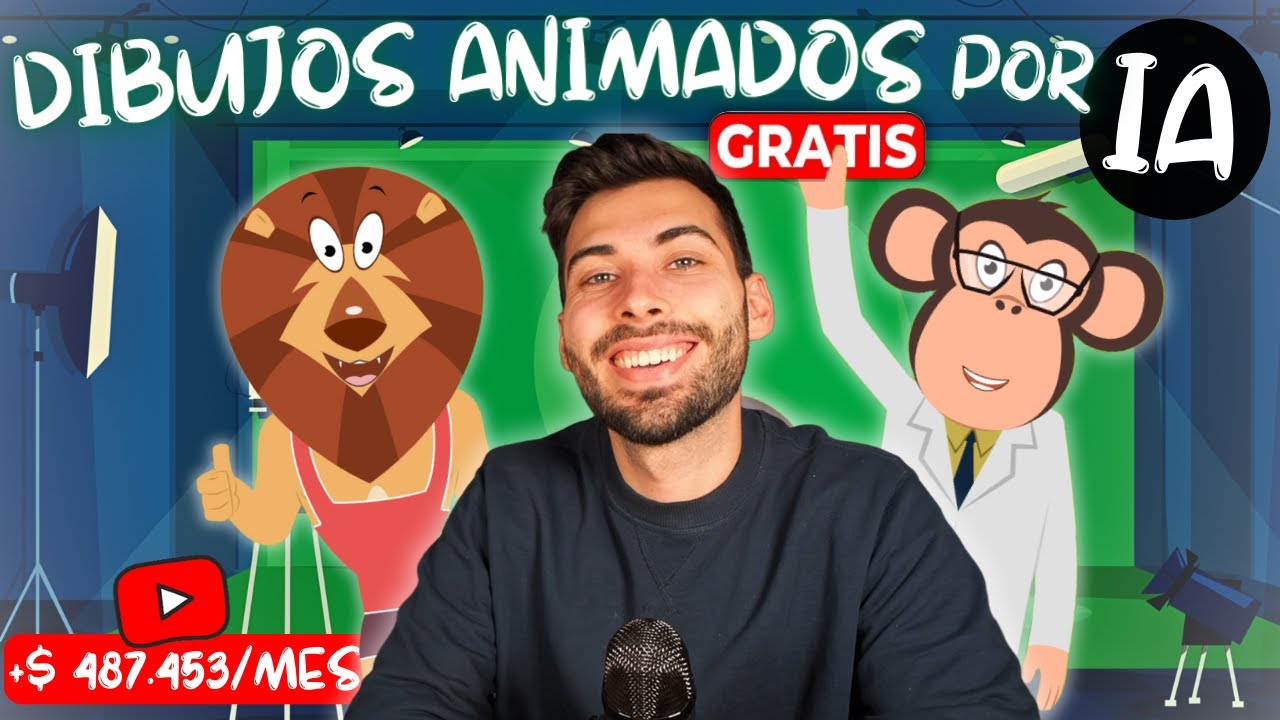 De TEXTO a DIBUJOS ANIMADOS en Segundos por IA Gratis 🦁 Tutorial FÁCIL