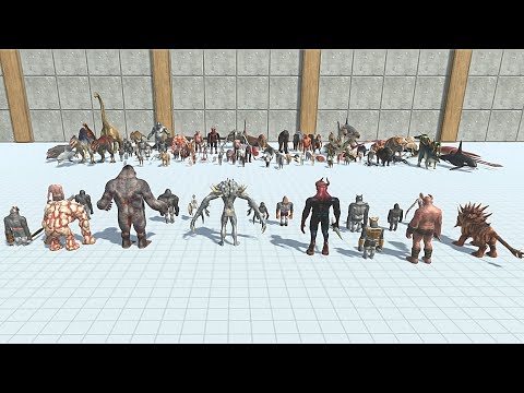 INFERNALS WITH MUTANT PRIMATES VS 2X FACTION - Animal Revolt Battle Simulator