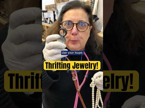 Spot Real vs. Fake Pearl Jewelry Thrift Shopping by Dr. Lori