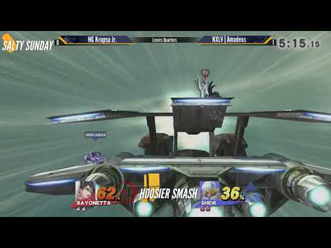 SS180 [Wii U] - NG Kropso Jr. (Bayonetta) vs NXLV | Amadeus (Sheik) - Losers Quarters