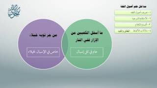 شرح أصول ابن عثيمين 23 - معاقِدُ الأُصول image