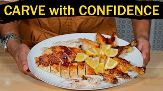 How to Carve a Roast Chicken, Turkey, or Game Hen