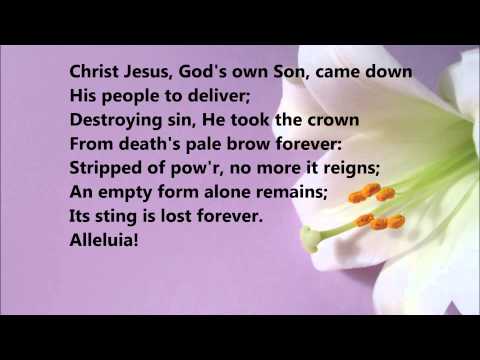 "Christ Jesus Lay in Death's Strong Bands" Lutheran Service Book LSB #458