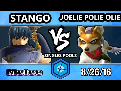 Shine 2016 SSBM - SS Stango (Marth) Vs. Joelie Polie Olie (Fox) Melee Singles