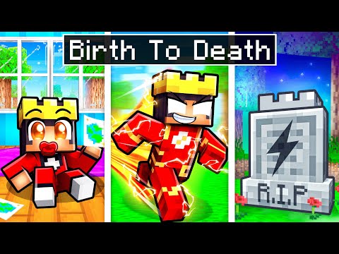 BIRTH to DEATH of The FASTEST PLAYER in Minecraft!