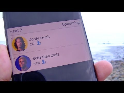 Jordy Smith and Sebastian Zietz Surf Trestles