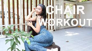 Yoga Workout For Full Body With Chair - Weight, Hip, Glute and Hamstri