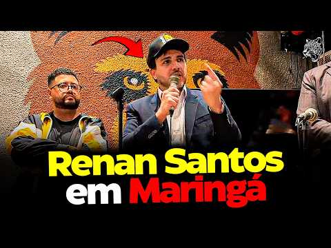 RENAN SANTOS DISCURSA em MARINGÁ no PARANÁ