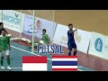 FULL HD: Thailand - Indonesia l ไทย - เมียนมาร์ Futsal Men's
