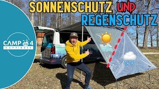 VW California Sonnenschutz & Regenschutz: Universal Vorderwand Markise