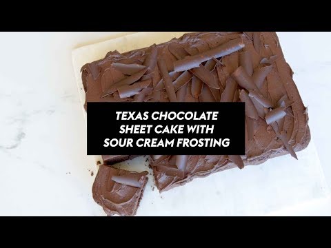 This Texas Chocolate Sheet Cake Is BIG and BOLD | delicious. Australia