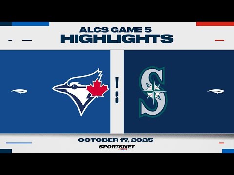 MLB ALCS Game 5 Highlights | Blue Jays vs. Mariners - October 17, 2025