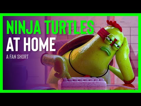 NINJA TURTLES AT HOME - Fan Short