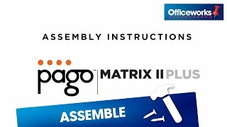 Matrix II Plus High Back Fully Ergonomic Chair Assembly Instructions