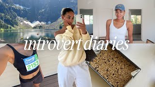 INTROVERT DIARIES | running my first 5K, hiking in Seattle, and making granola bars