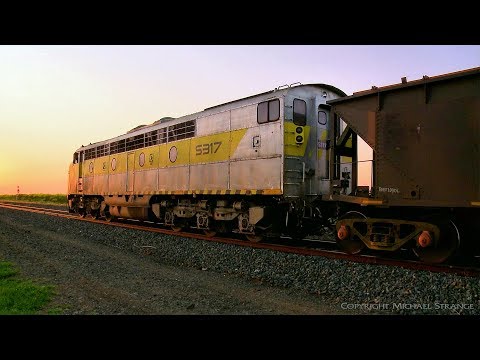 Broad Gauge SSR Grain Train Arrives At Gheringhap (3/10/2019) - PoathTV Australian Railways