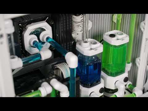 CORSAIR PC Build | 5000 Series Wooden PC Case Panels, Hydro X Custom Liquid Cooling, and RMx Shift!