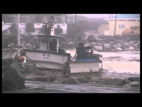 Typhoon Bolaven hit North Korea