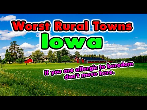 What are Iowa's Worst Rural Towns?