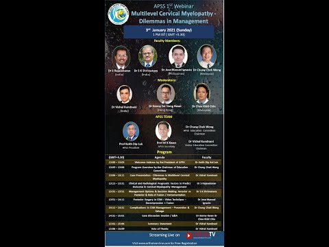 APSS 1ST Webinar Multilevel Cervical Myelopathy -Dilemmas in Management