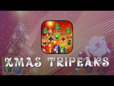 Xmas TriPeaks, card solitaire Video