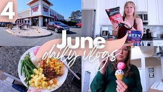 JUNE 4 VLOG | costco + trader joes haul, IVF update, restaurant bag toys, current read + wheat grain