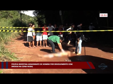 Polícia investiga assassinato de homem por envolvimento com drogas na zona rural 28 03 2023