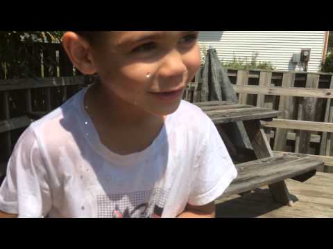 Brother doing ice bucket challenge xoxo