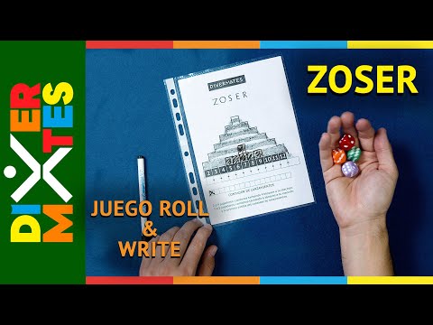 ZOSER – JUEGO ROLL & WRITE | DIVERMATES