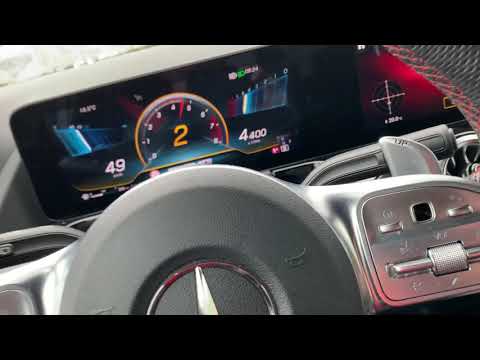 Mercedes GLA35 AMG acceleration , exhaust, start 0 - 150 km/h