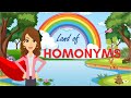 HOMONYMS STORY/ INTO THE LAND OF HOMONYMS/ LEARN HOMONYMS with SUPER TEACHER/ HOMONYMS