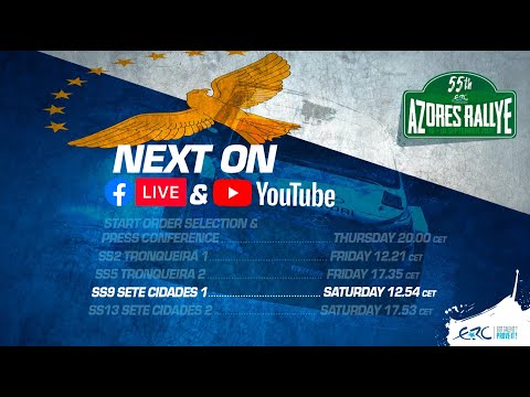55TH AZORES RALLYE - SS9 Sete Cidades 1 LIVE
