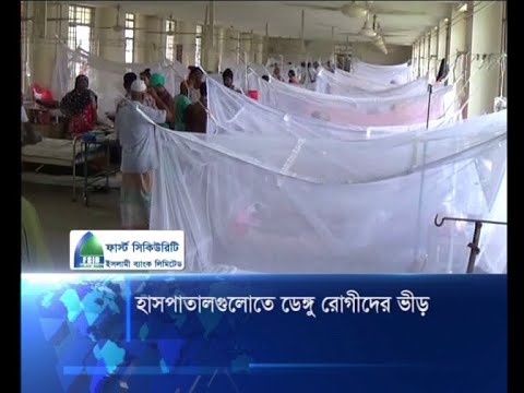 হাসপাতালে ডেঙ্গু রোগীদের ভীড়