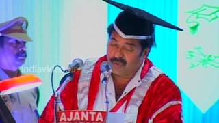 Thanks speech by Mammootty, Kerala University 