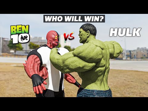 The Hulk VS Ben 10 Four Arms 2 | Epic Battle & Transformations in Real Life | A Short film VFX Test