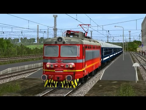Trainz 12: Sofia - Varna with fast train; Mezdra - Gorna Oryahovitsa (Part 2/4)