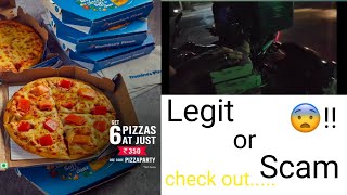 Domino's 6 pizza's at just 350 | domino's pizza offer | yaseen vlogz