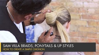How To Create a Simple Chignon