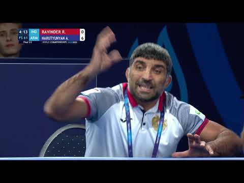 BRONZE FS - 61 kg: R. RAVINDER (IND) v. A. HARUTYUNYAN (ARM)