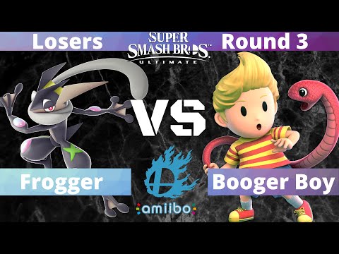SUAL Amiibo Tournament #29 Losers Round 3 - Frogger (Greninja) Vs  Booger Boy (Lucas)