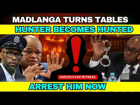 Madlanga Turns Tables as Hunter Becomes HUNTED