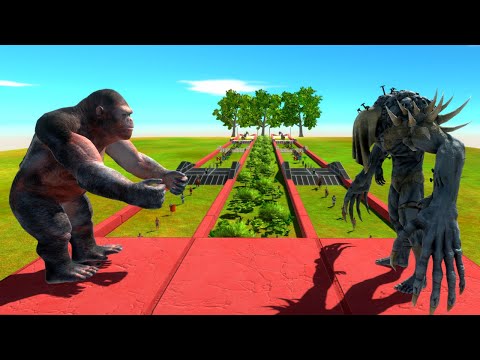 Scourge VS Goro RACE BATTLE COMPETITION | Animal Revolt Battle Simulator (ARBS)