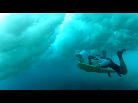 Surfing over Mentawai Reefs Episode One:  Bailing your board.
