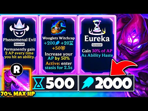 2000 AP + 500 Haste Malzahar = 70% Max Health Damage Ult & Voidling Army