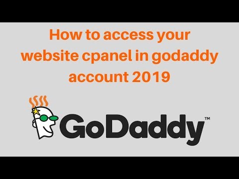 How to access your website cpanel in godaddy account 2019